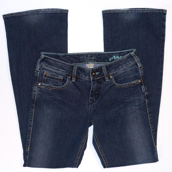 Silver Jeans Denim - SILVER JEANS Aiko Dark Wash Flare size 26